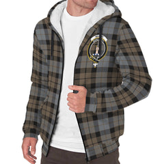 MacKay Weathered Tartan Crest Sherpa Hoodie