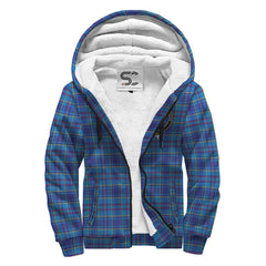 Mercer Modern Tartan Crest Sherpa Hoodie