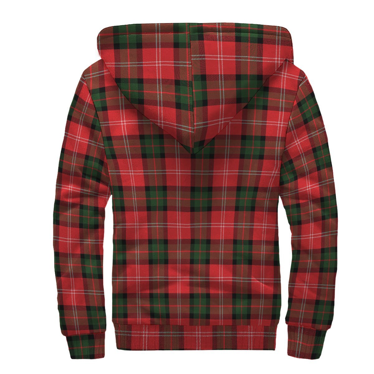 Nesbitt Modern Tartan Crest Sherpa Hoodie