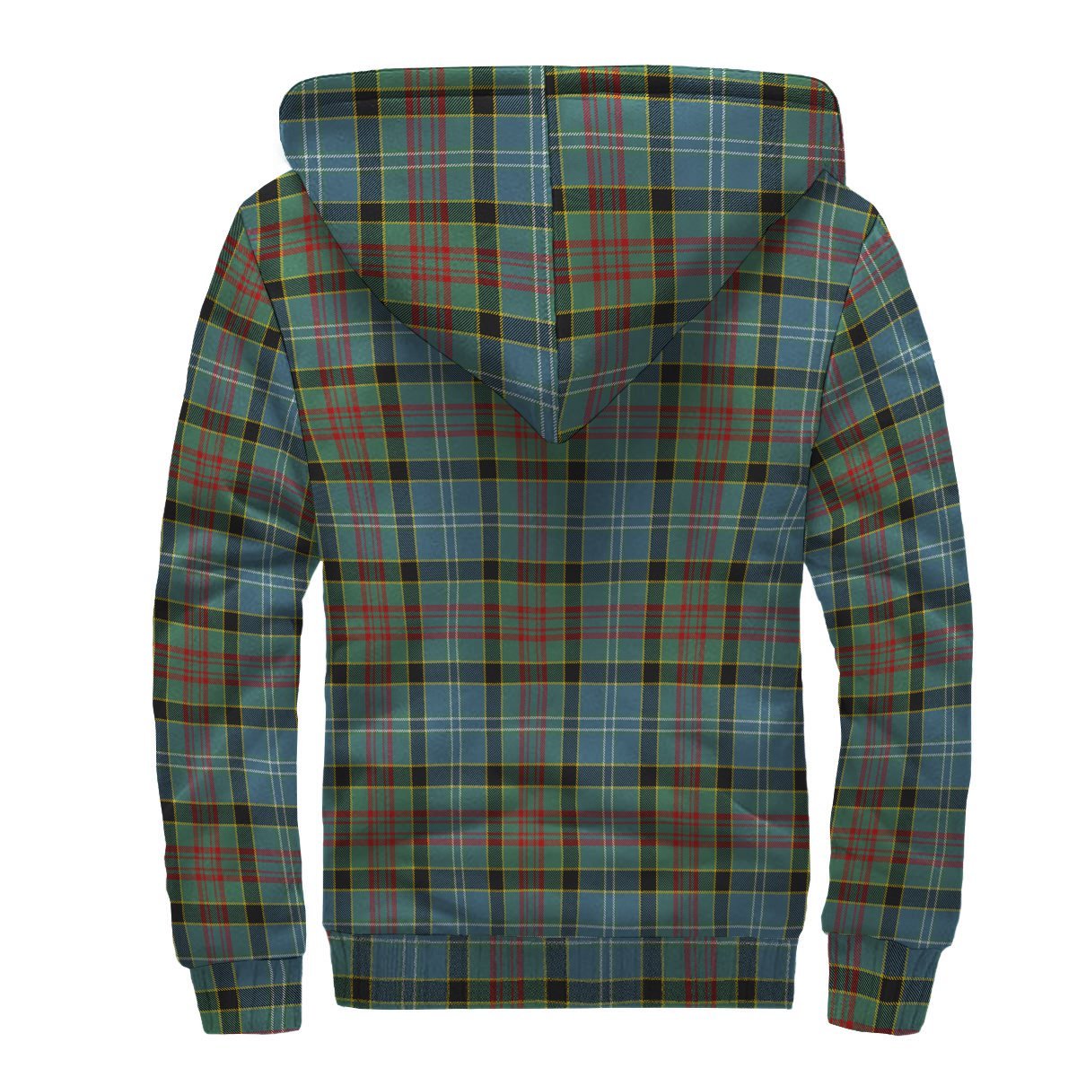 Paisley District Tartan Crest Sherpa Hoodie