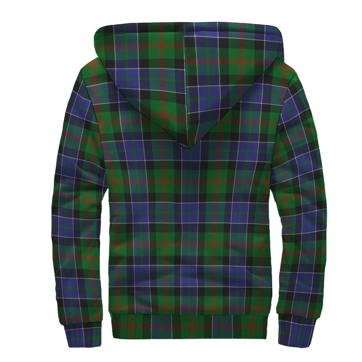 Paterson Tartan Crest Sherpa Hoodie