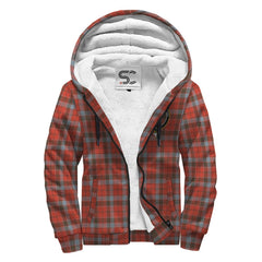 Robertson Weathered Tartan Crest Sherpa Hoodie