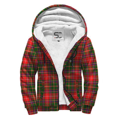 Somerville Modern Tartan Crest Sherpa Hoodie