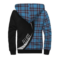 Elliot Ancient Tartan Crest Sherpa Hoodie - Circle Style