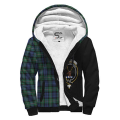 Forbes Ancient Tartan Crest Sherpa Hoodie - Circle Style