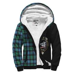 Galbraith Ancient Tartan Crest Sherpa Hoodie - Circle Style