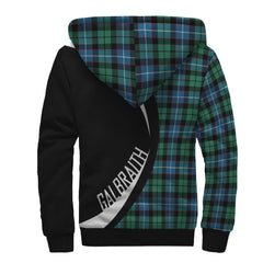 Galbraith Ancient Tartan Crest Sherpa Hoodie - Circle Style