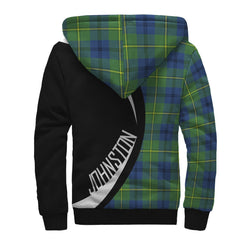 Johnston Ancient Tartan Crest Sherpa Hoodie - Circle Style
