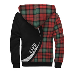 Kerr Ancient Tartan Crest Sherpa Hoodie - Circle Style