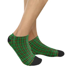 Wallace Hunting - Green Tartan Ankle Socks