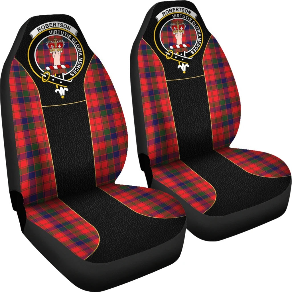 Robertson Family Tartan Crest Car seat cover Special Version