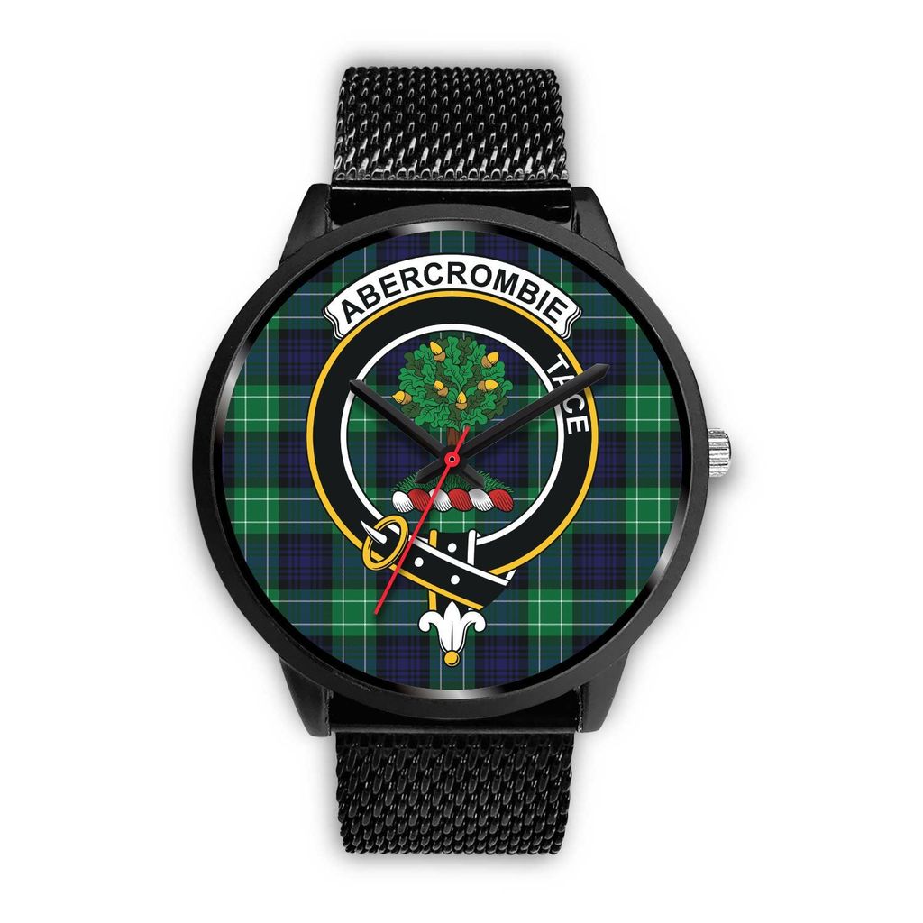Abercrombie family Tartan Crest Watch