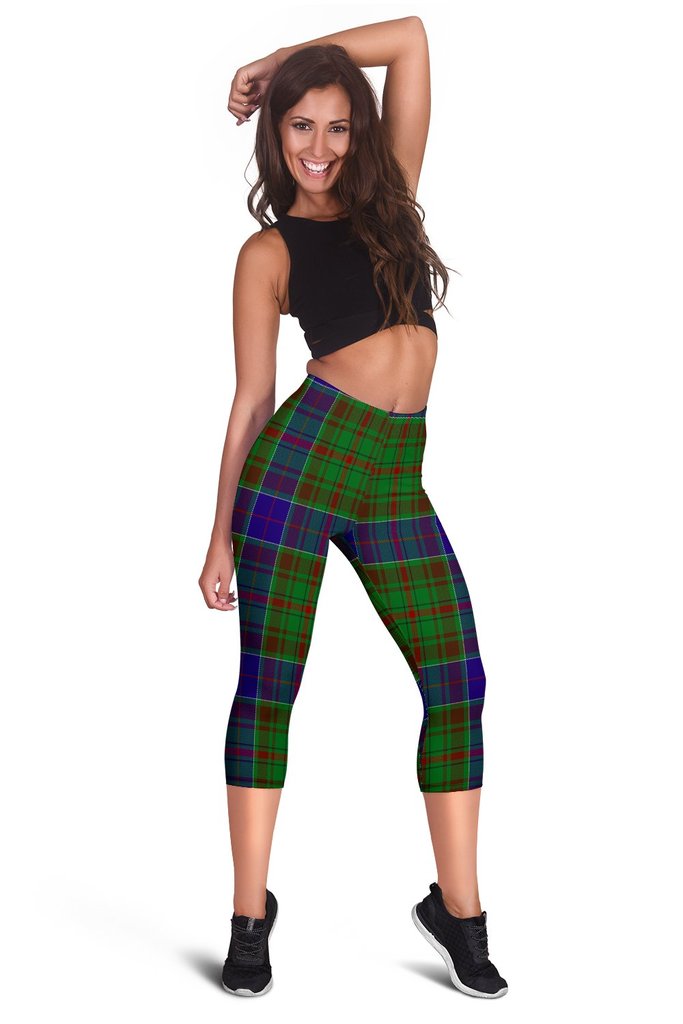 Adam Family Tartan Capris Leggings