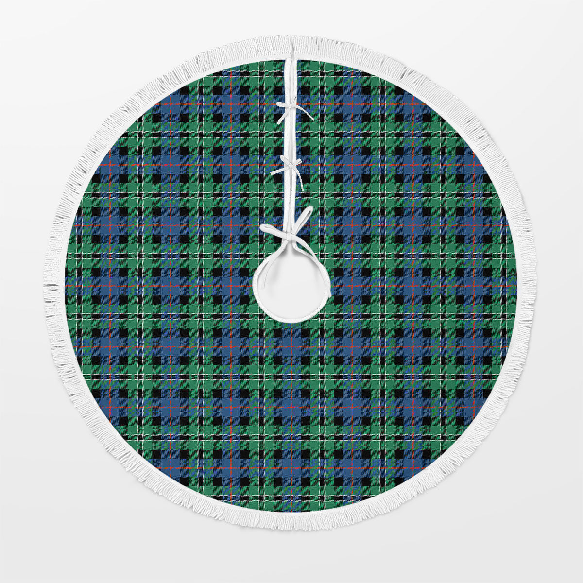 Rose Hunting Ancient Tartan Christmas Tree Skirt