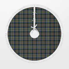 Scott Green Modern Tartan Christmas Tree Skirt