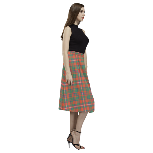 MacKinnon Ancient Tartan Aoede Crepe Skirt