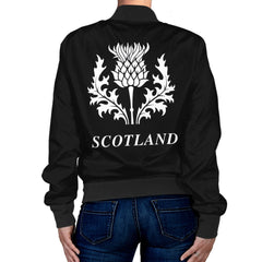 Broun Tartan Bomber Jacket Lion & Thistle