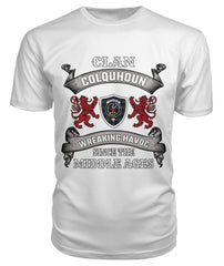 Colquhoun Family Tartan - 2D T-shirt