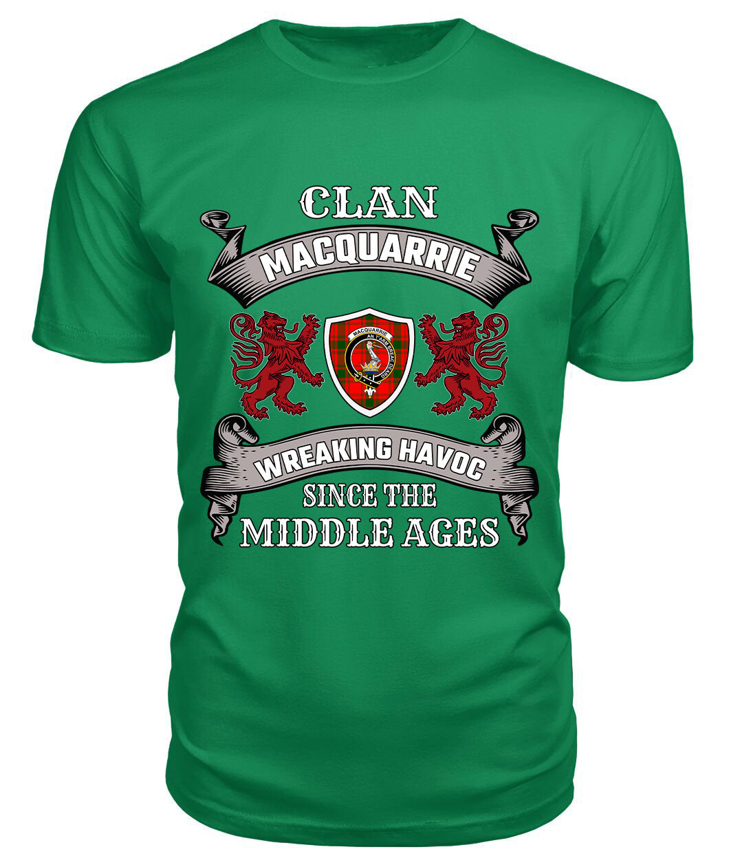 MacQuarrie Family Tartan - 2D T-shirt