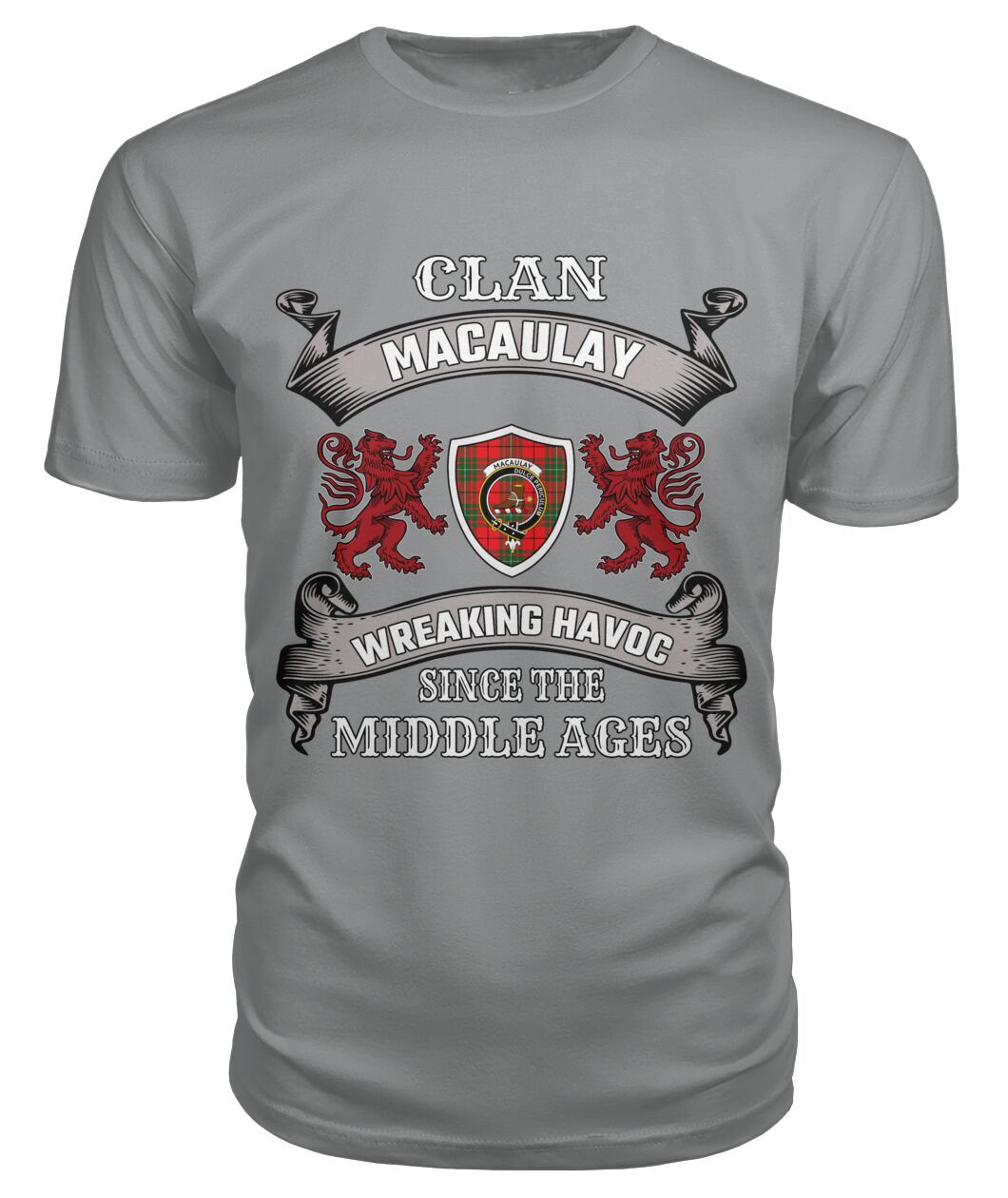 MacAulay Family Tartan - 2D T-shirt