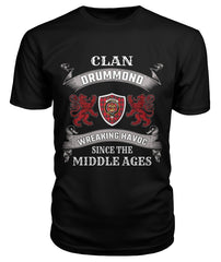 Drummond Family Tartan - 2D T-shirt
