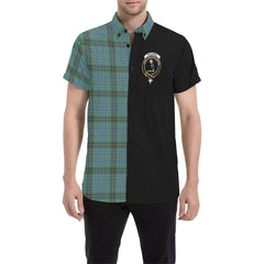 MacInnes Ancient Tartan Men Shirt Haft Style