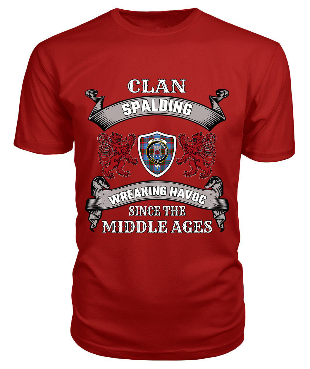 Spalding Family Tartan - 2D T-shirt