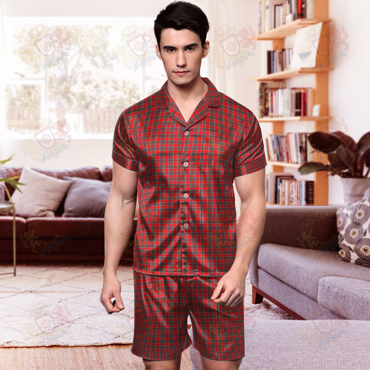 Binning Of Wallifoord Tartan Short Sleeve Pyjama