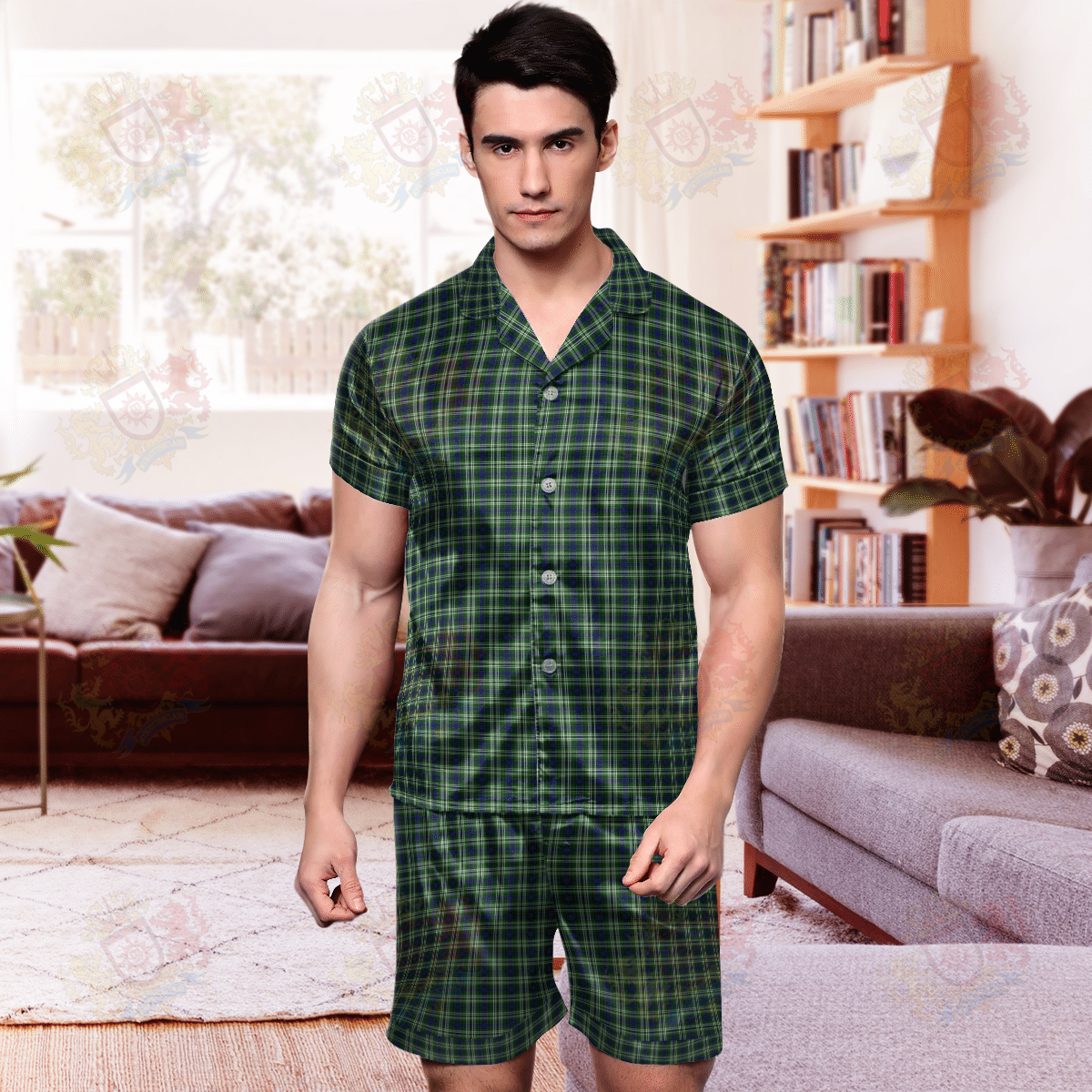Blackadder Tartan Short Sleeve Pyjama