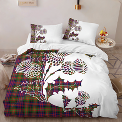 Carnegie Tartan Crest Bedding Set - Thistle Style