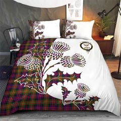 Carnegie Tartan Crest Bedding Set - Thistle Style