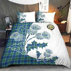 Falconer Tartan Crest Bedding Set - Thistle Style