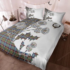 Norvel Tartan Crest Bedding Set - Thistle Style
