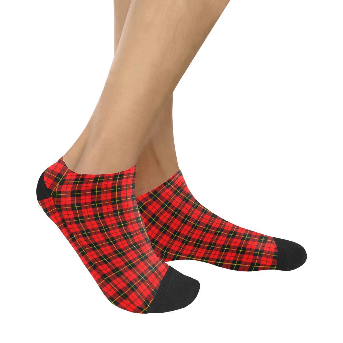 Wallace Hunting - Red Tartan Ankle Socks