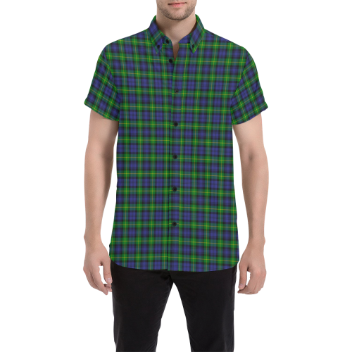 Gordon Modern Tartan Men Shirt