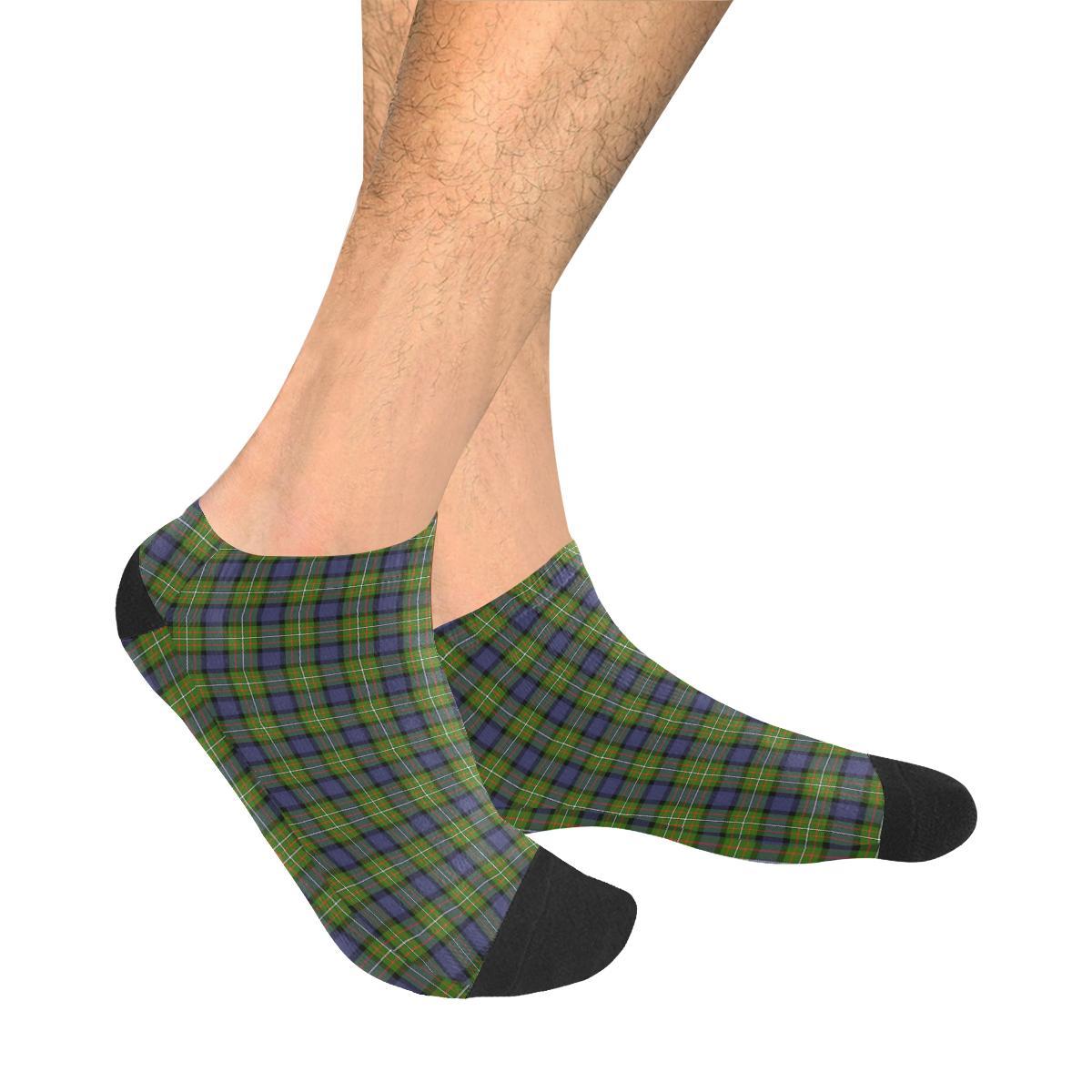 Fergusson Modern Tartan Ankle Socks