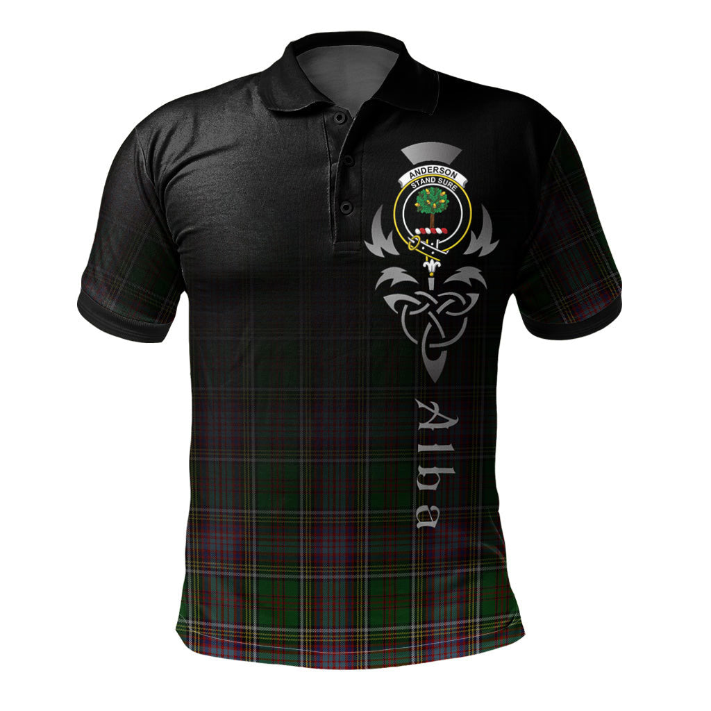 Anderson of Kinneddar Hunting Tartan Polo Shirt - Alba Celtic Style