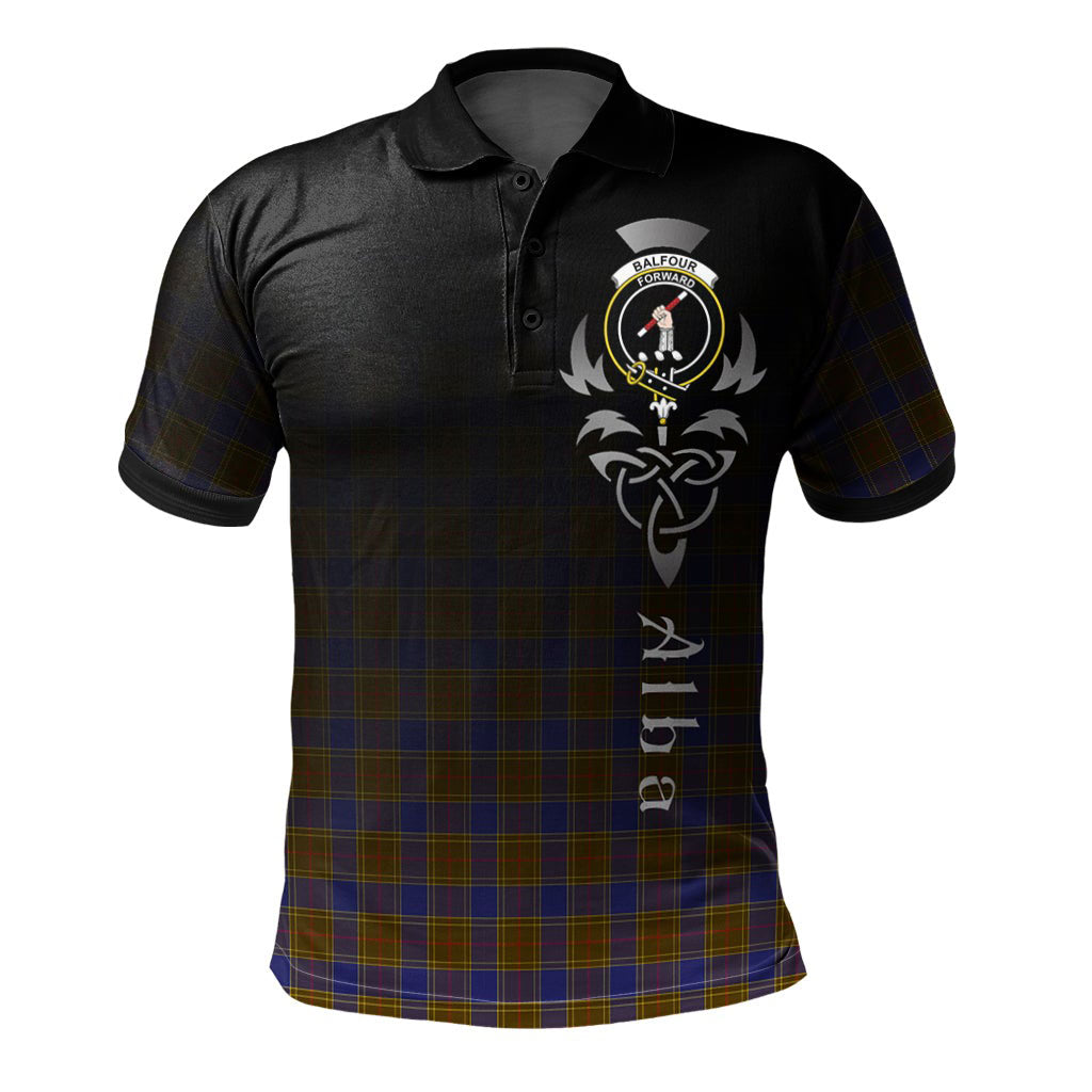 Balfour Modern Tartan Polo Shirt - Alba Celtic Style