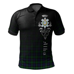 Blackwatch 01 Tartan Polo Shirt - Alba Celtic Style