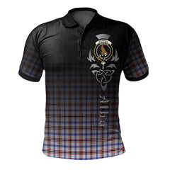 Boswell Modern Tartan Polo Shirt - Alba Celtic Style