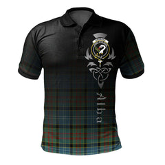 Brisbane Modern Tartan Polo Shirt - Alba Celtic Style