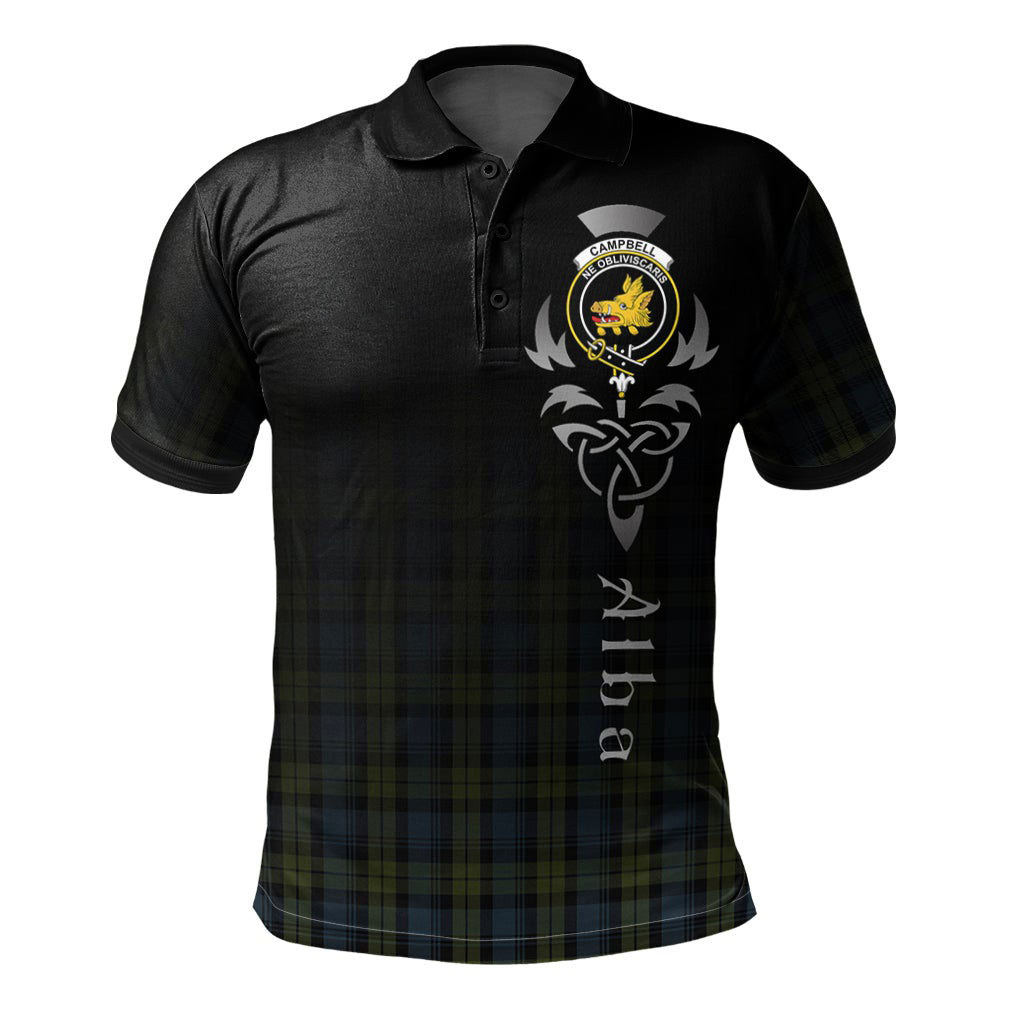 Campbell Tartan Polo Shirt - Alba Celtic Style