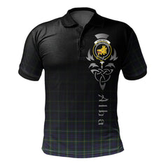 Campbell Argyll Modern Tartan Polo Shirt - Alba Celtic Style