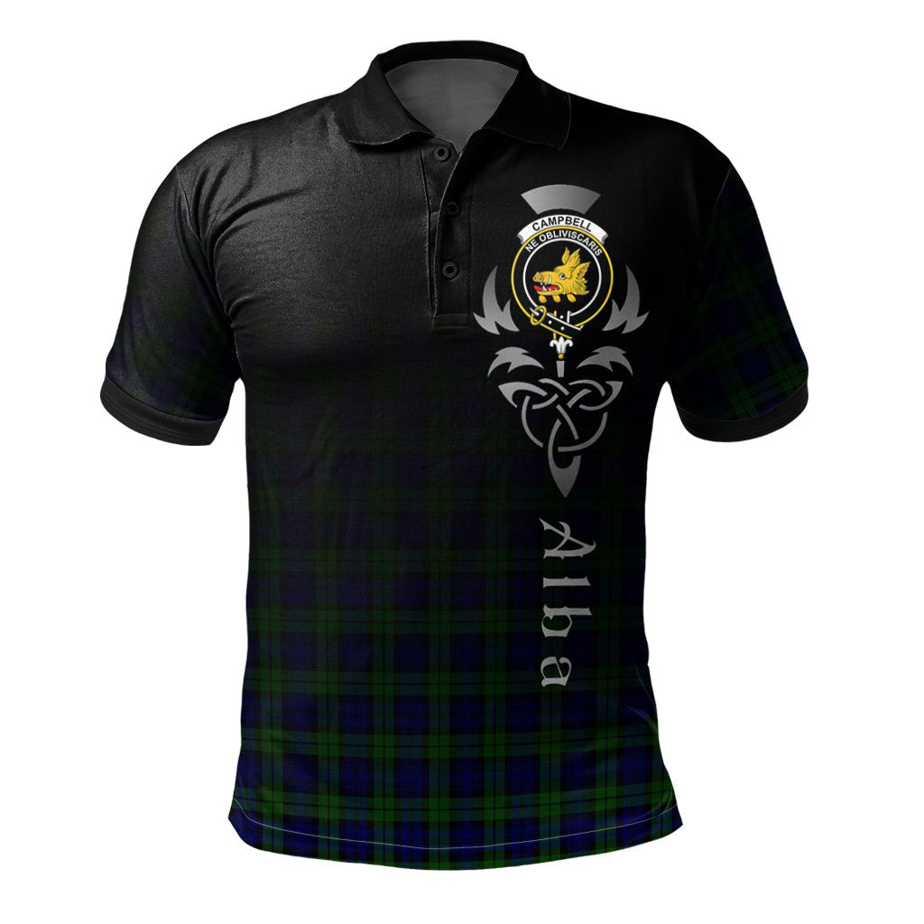 Campbell Modern Tartan Polo Shirt - Alba Celtic Style