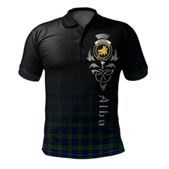 Campbell Modern Tartan Polo Shirt - Alba Celtic Style