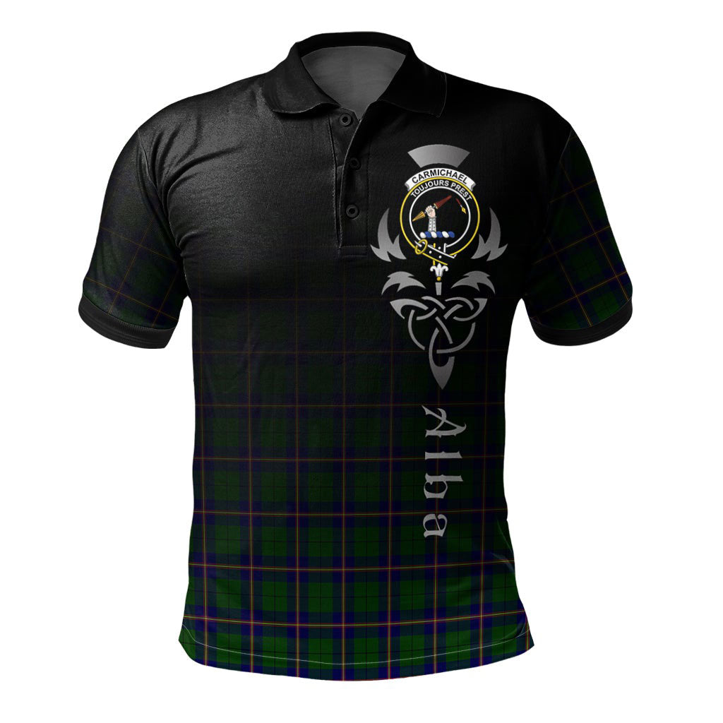 Carmichael Modern Tartan Polo Shirt - Alba Celtic Style
