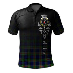Colquhoun Modern Tartan Polo Shirt - Alba Celtic Style