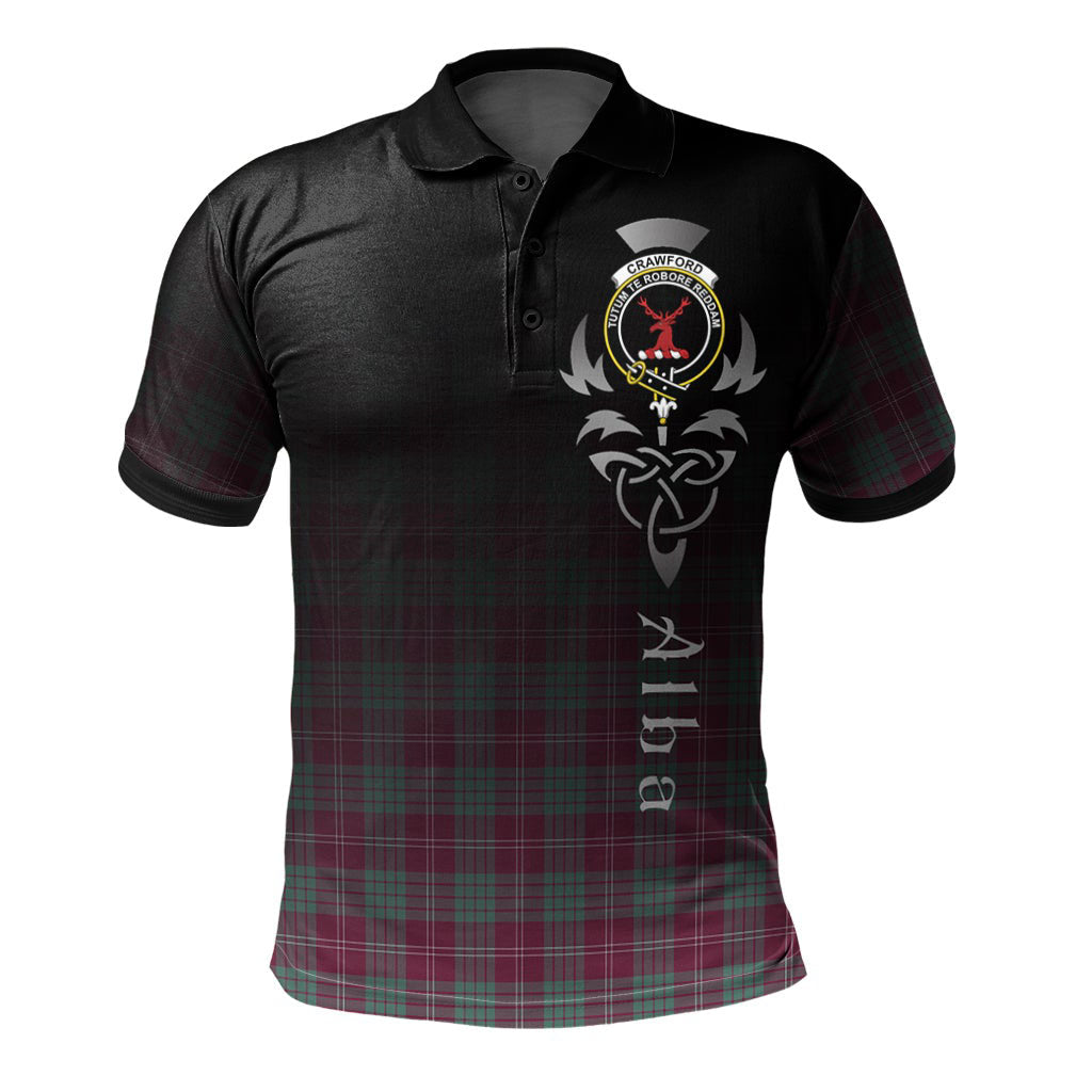 Crawford Ancient Tartan Polo Shirt - Alba Celtic Style