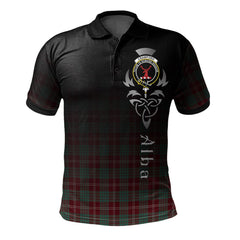 Crawford Modern Tartan Polo Shirt - Alba Celtic Style