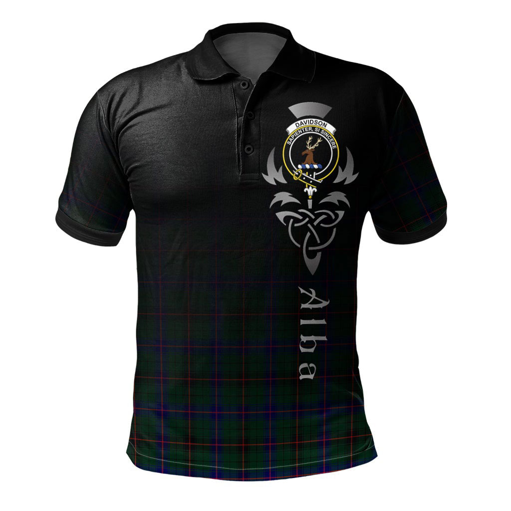 Davidson Modern Tartan Polo Shirt - Alba Celtic Style